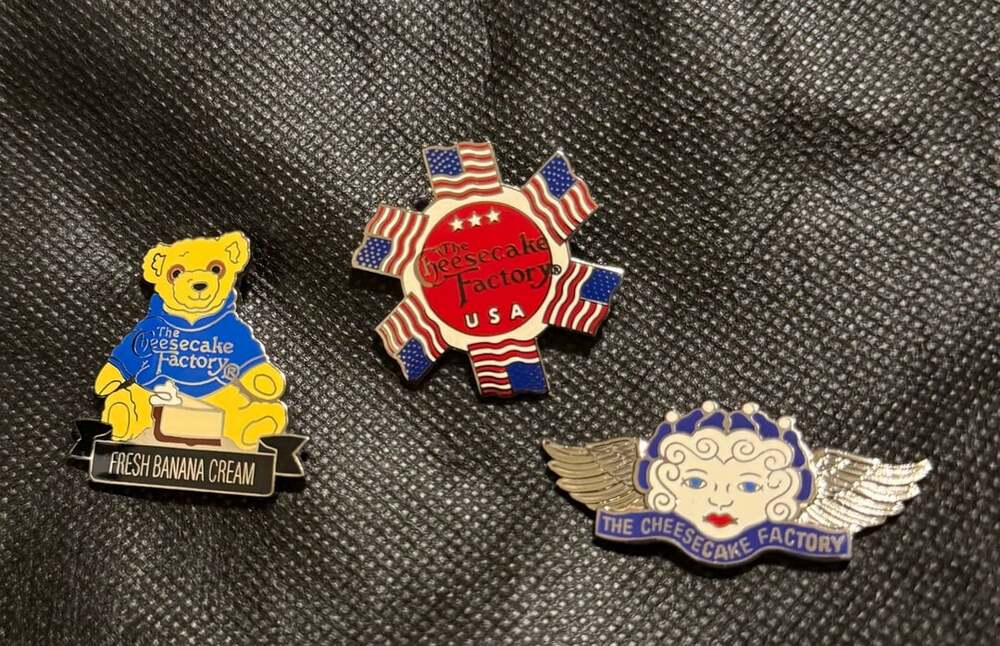The Cheesecake Factory Collectible Pins - Set of 3